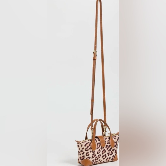 Stoney Clover Lane Pouchette  Leopard Crossbody Bag  NEW - Picture 3 of 9